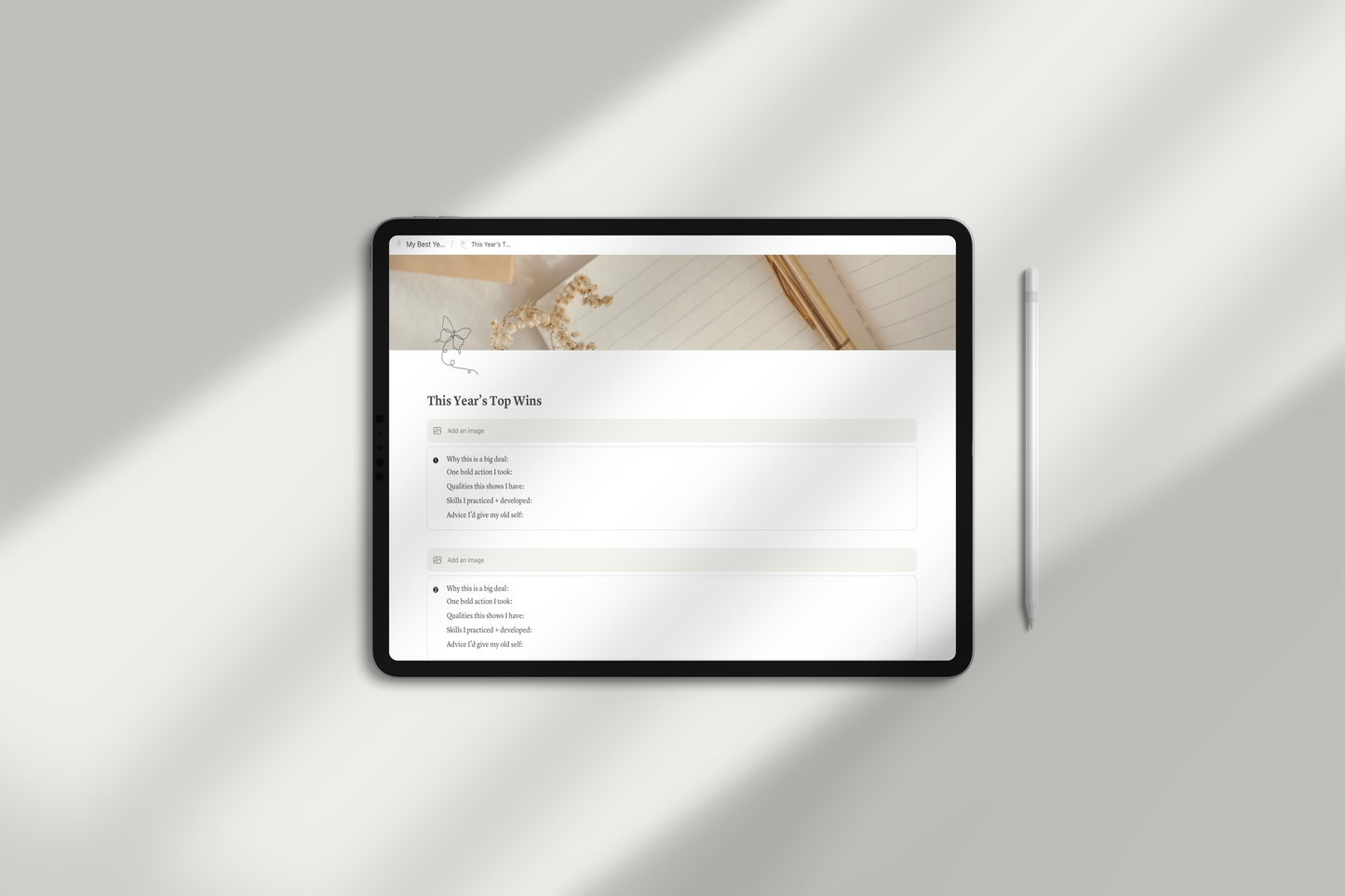 Life Planner Notion Template by Chasing Dewdrops
