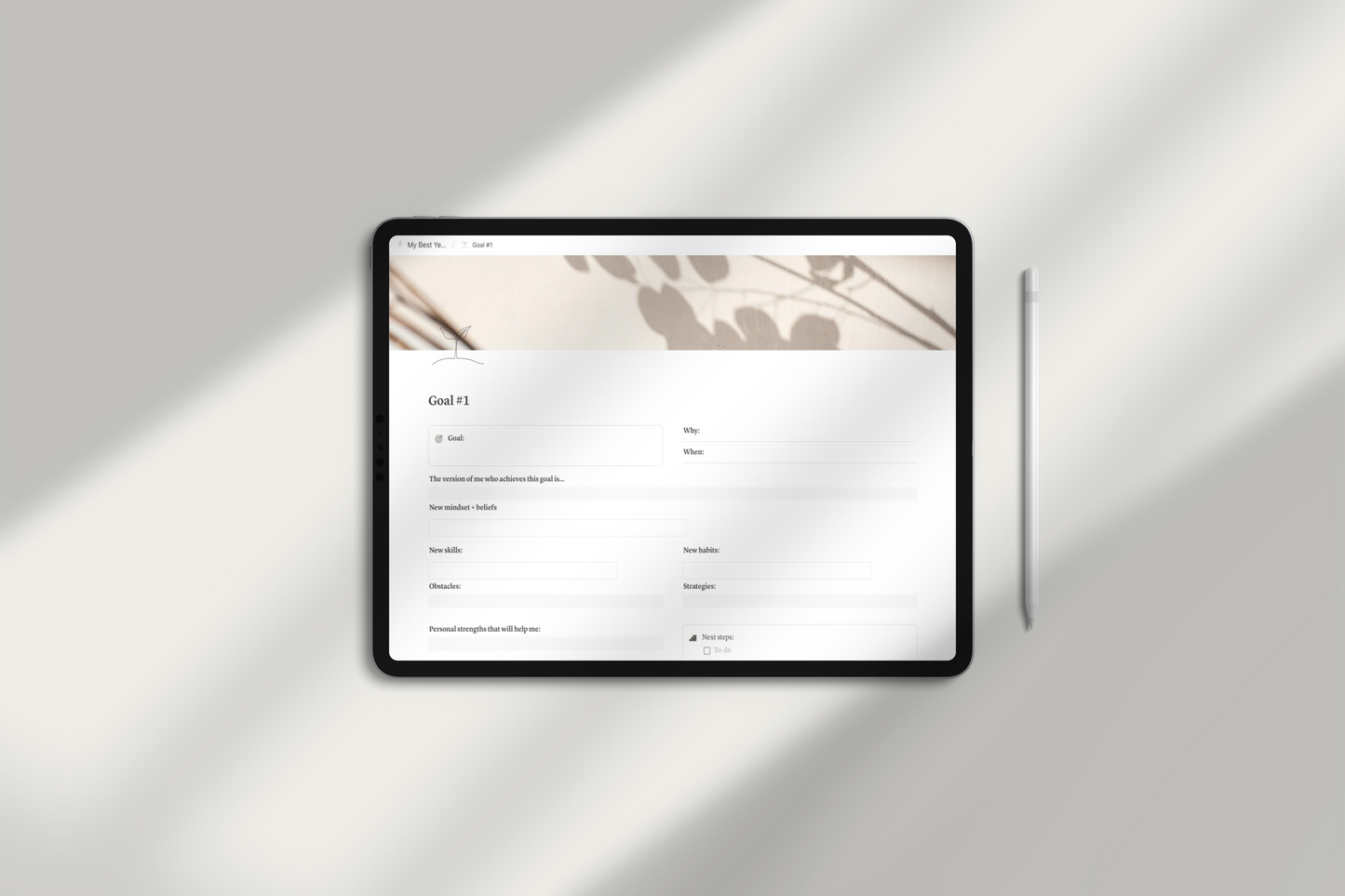 Life Planner Notion Template by Chasing Dewdrops