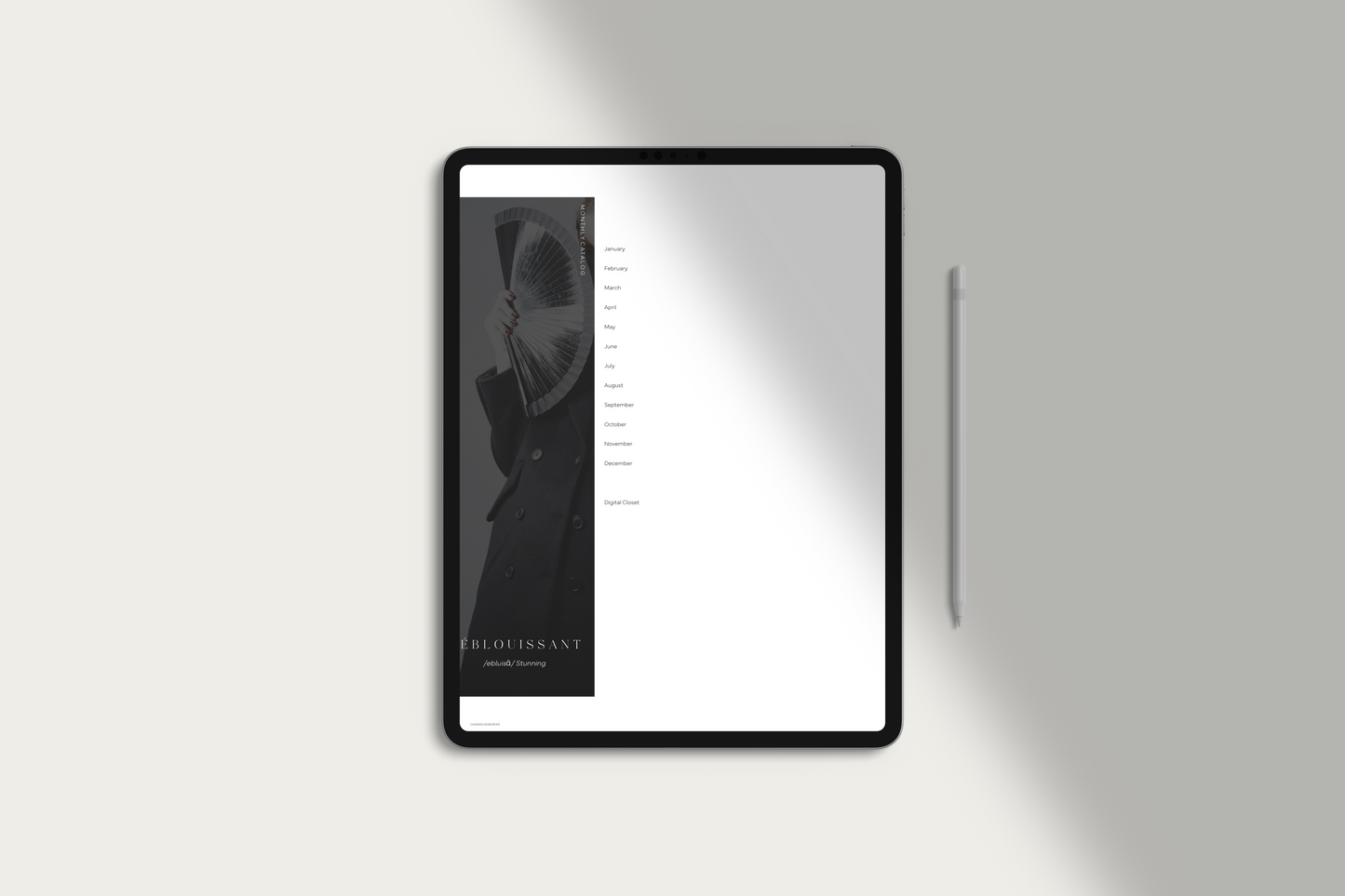Elite Lookbook Digital Planner by Chasing Dewdrops