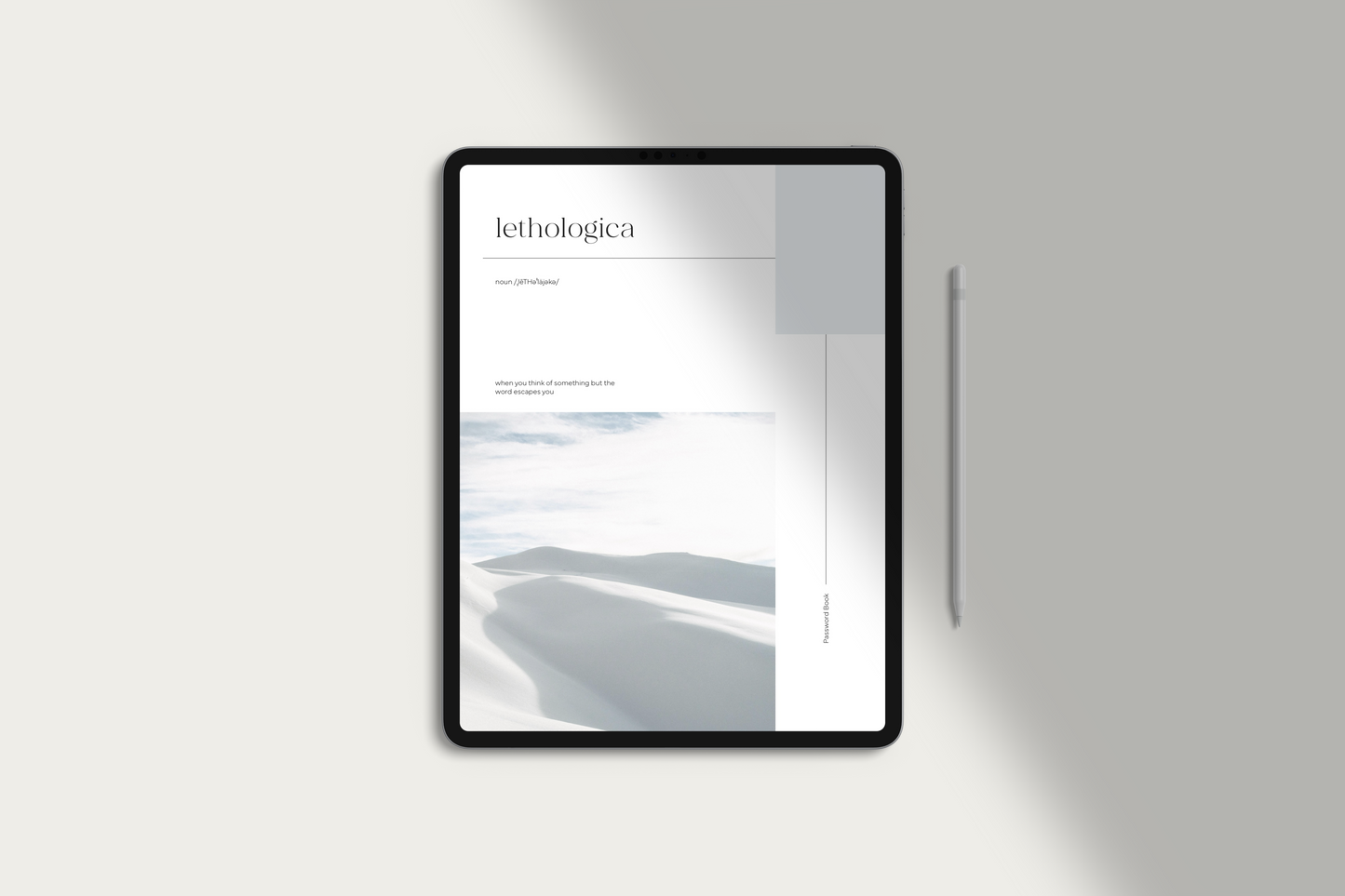 Password Tracker Digital Planner by Chasing Dewdrops