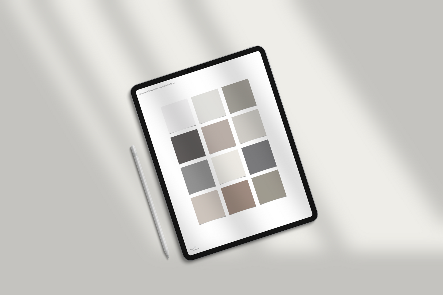 Minimalist Digital Stickers for Digital Planners