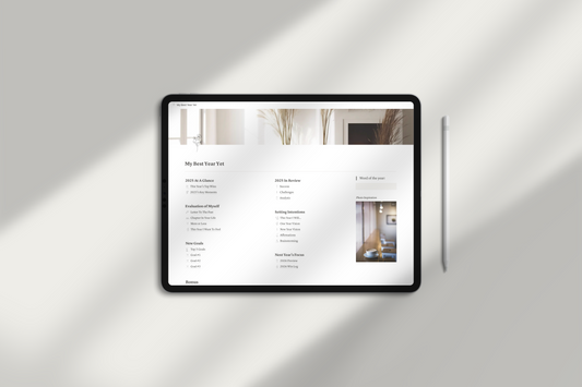 Life Planner Notion Template by Chasing Dewdrops