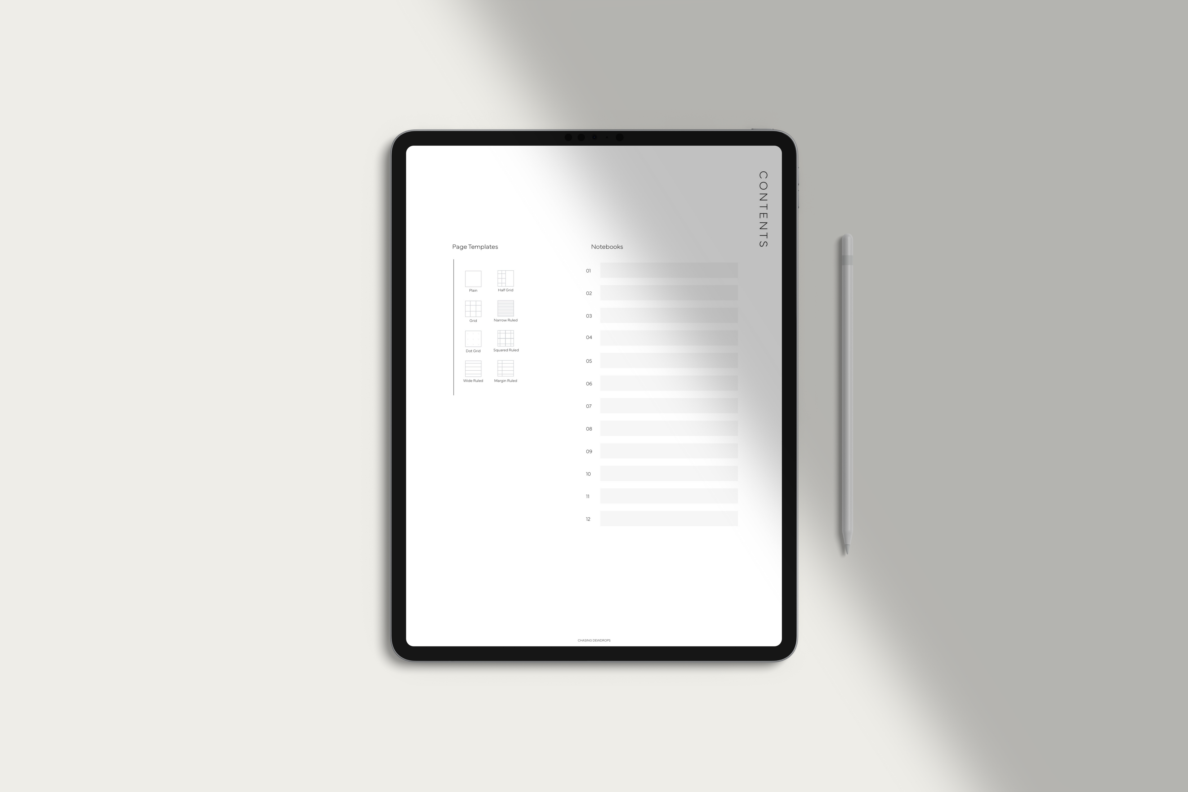 Digital Notebook by Chasing Dewdrops