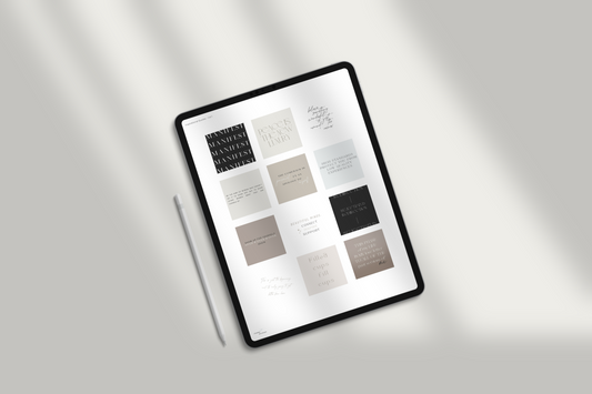 Minimalist Digital Stickers for Digital Planners